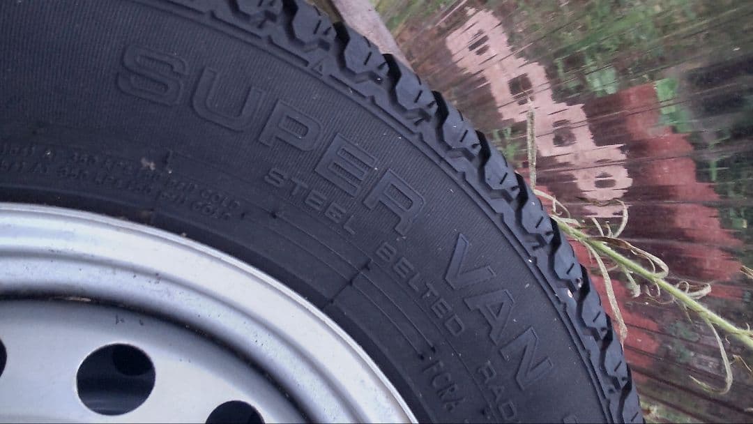 SUPER VAN 155R12 6PRタイヤ・ホイールセット