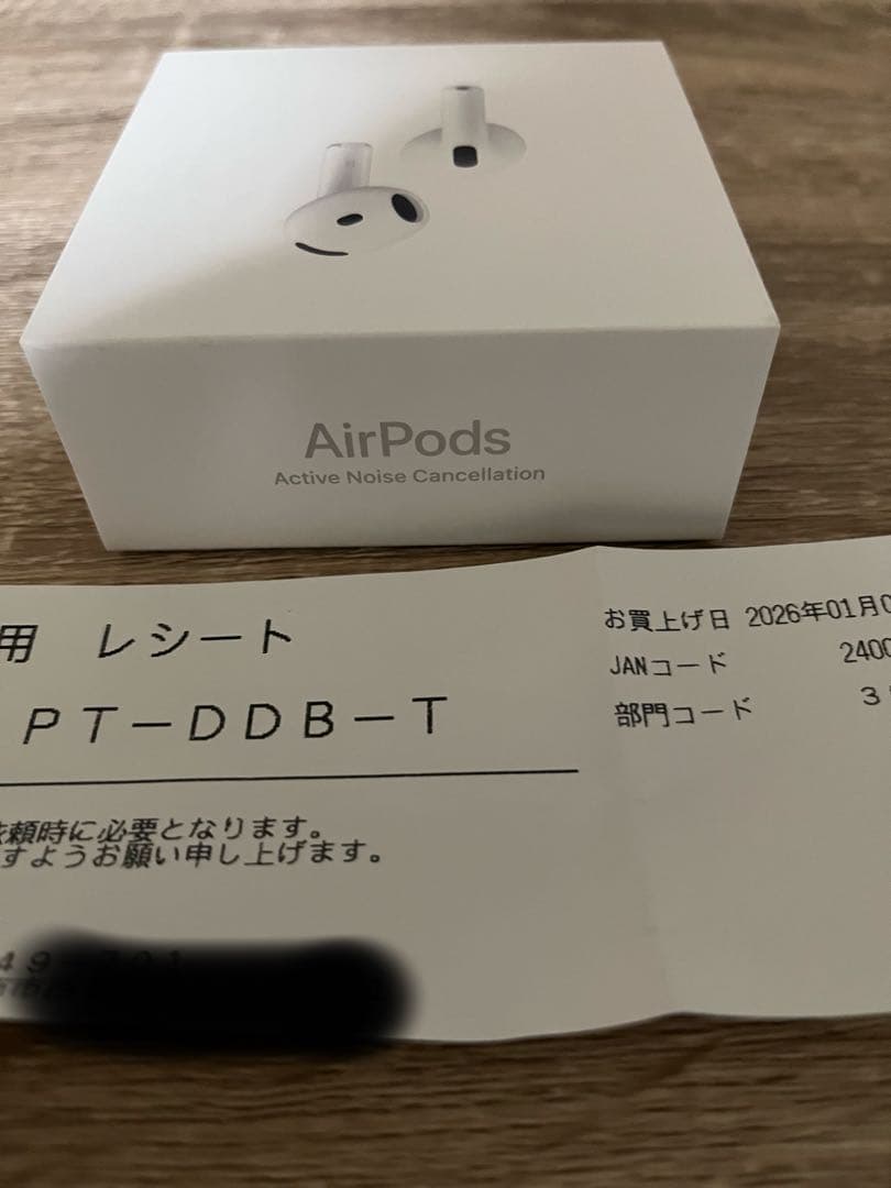 AirPods 4 アクティブノイズキャンセリング 購入日2026/1/3