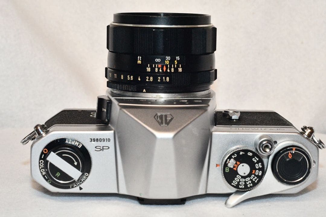 お値引き中 《動作品》pentax sp + 標準レンズ付きフィルムa296