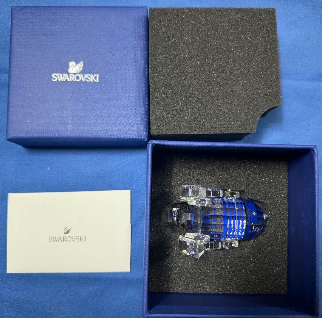 スワロフスキー R2D2クリスタル置物 (スターウォーズ)