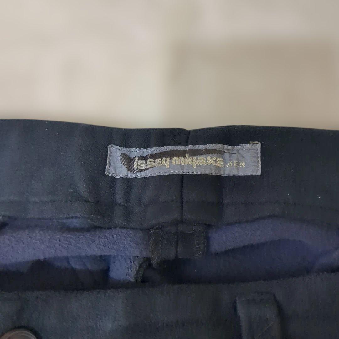 希少　issey miyake　イッセイミヤケ　筆タグ　パンツ　スエード調