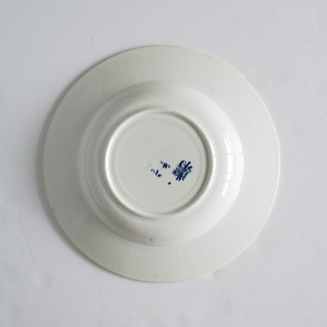 Luneville リュネヴィル ロレーヌ十字 アザミ 王冠鷲 珍しい深皿 C