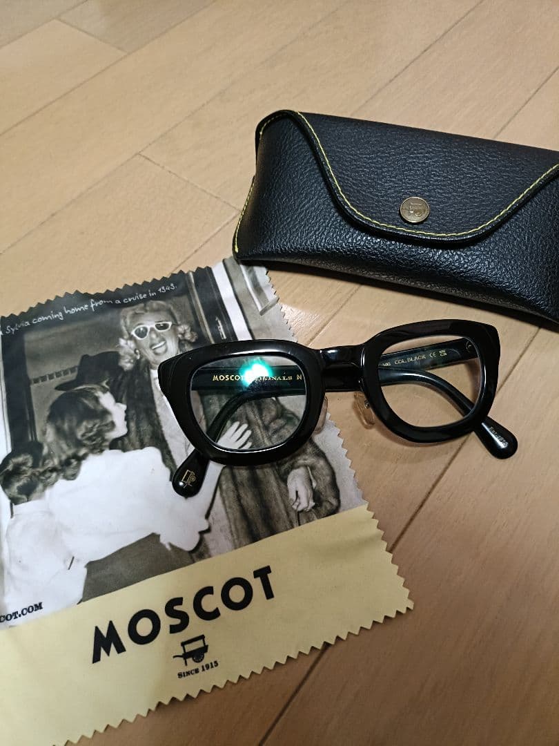 MOSCOT TELENA 44 ブラック ケース付き