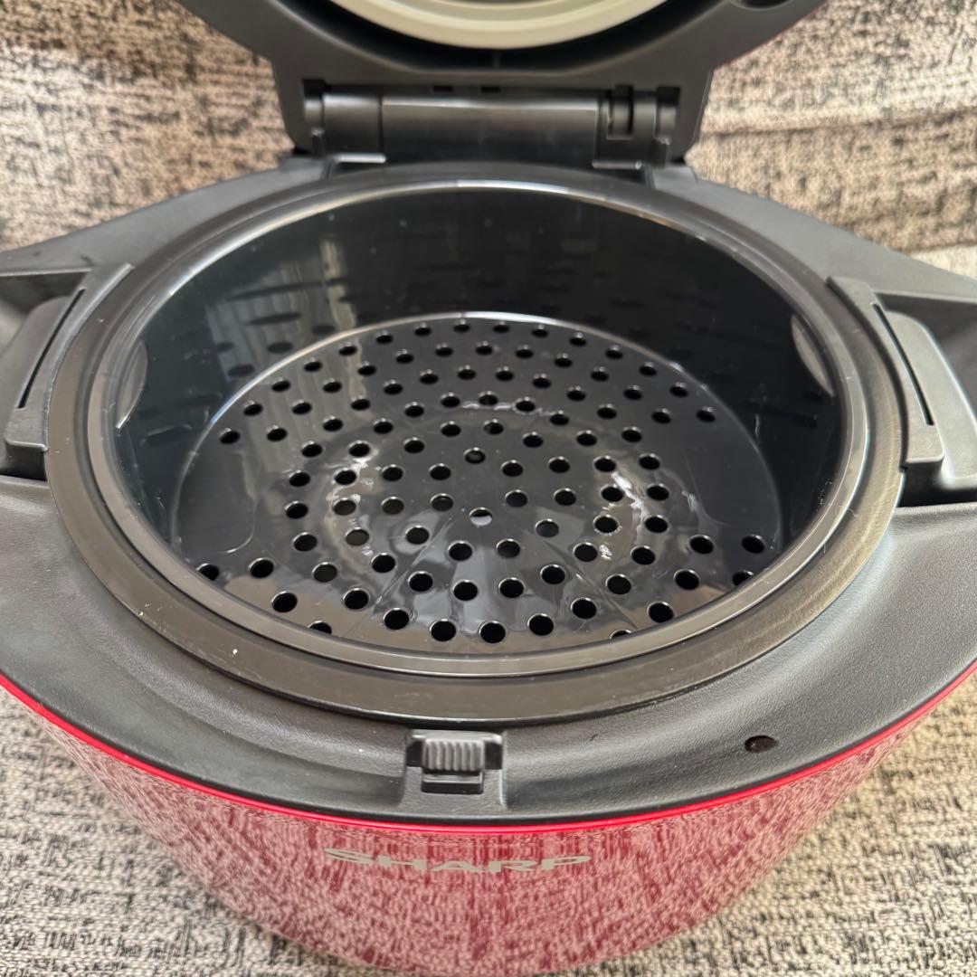 【極美品】SHARP ホットクック KN-HW24F レッド 2.4L