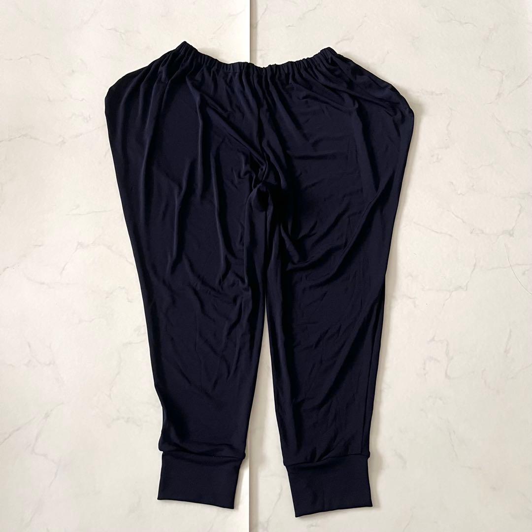 極美品 イッセイミヤケ サルエルパンツ ネイビー 変形 2 Mサイズ 伸縮性