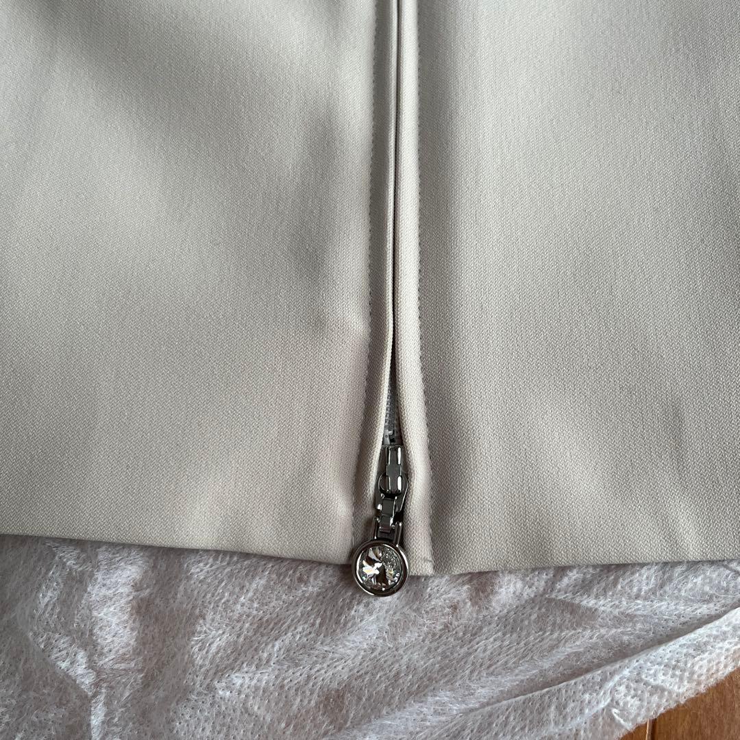 新品未使用　René ベージュ テーラードジャケット　スライダー付