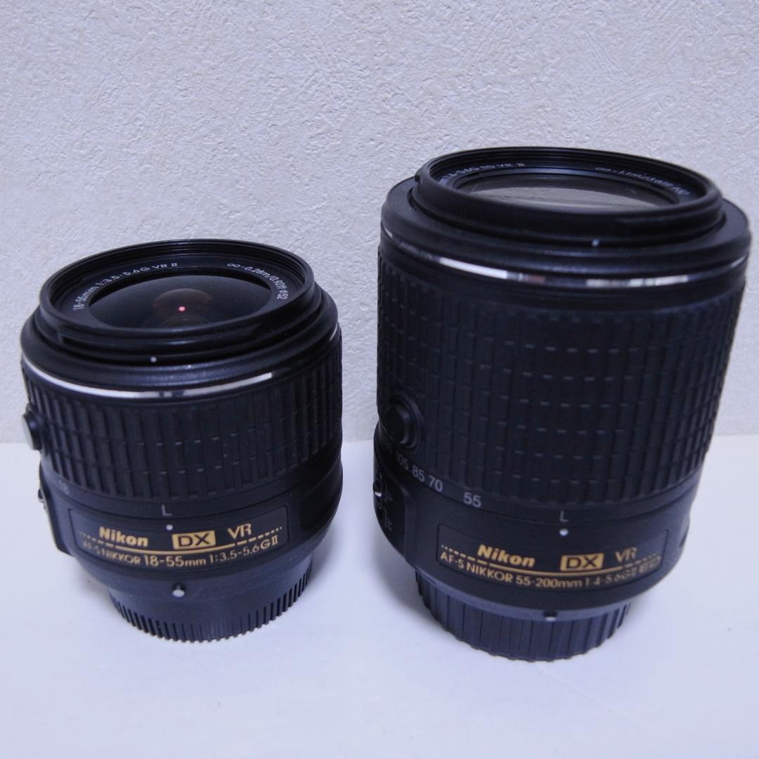 ニコン AF-S 18-55mm VR II+ 55-200mm VR II