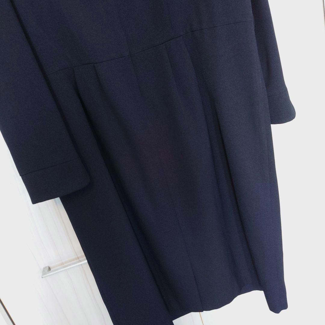 アンタイトル　大きいサイズ　洗える　グラシエウォームタックワンピース