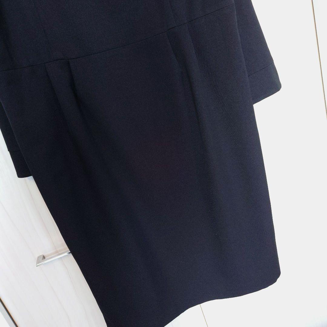 アンタイトル　大きいサイズ　洗える　グラシエウォームタックワンピース