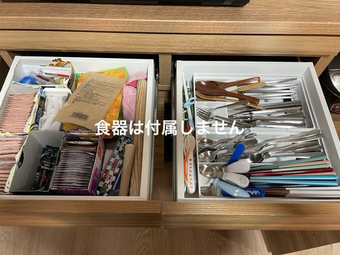 送料込みLOWYA食器棚 幅120