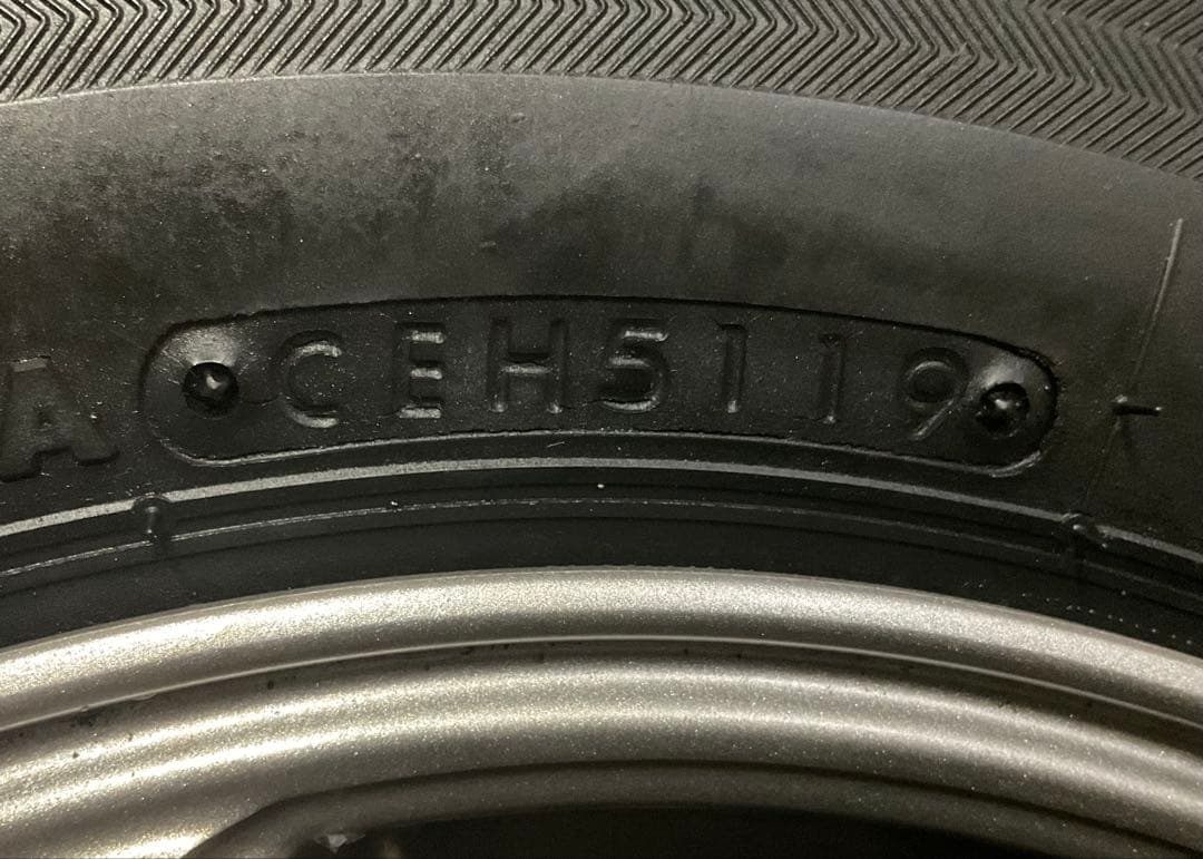 ブリヂストンK305 145 R12 LT タイヤホイール(KーLine)4個組