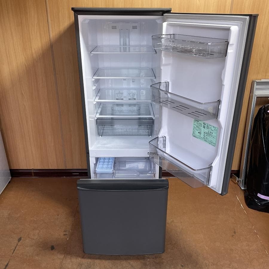 2023年製■三菱 たっぷり168L 冷蔵庫 MR-P17H マットチャコール