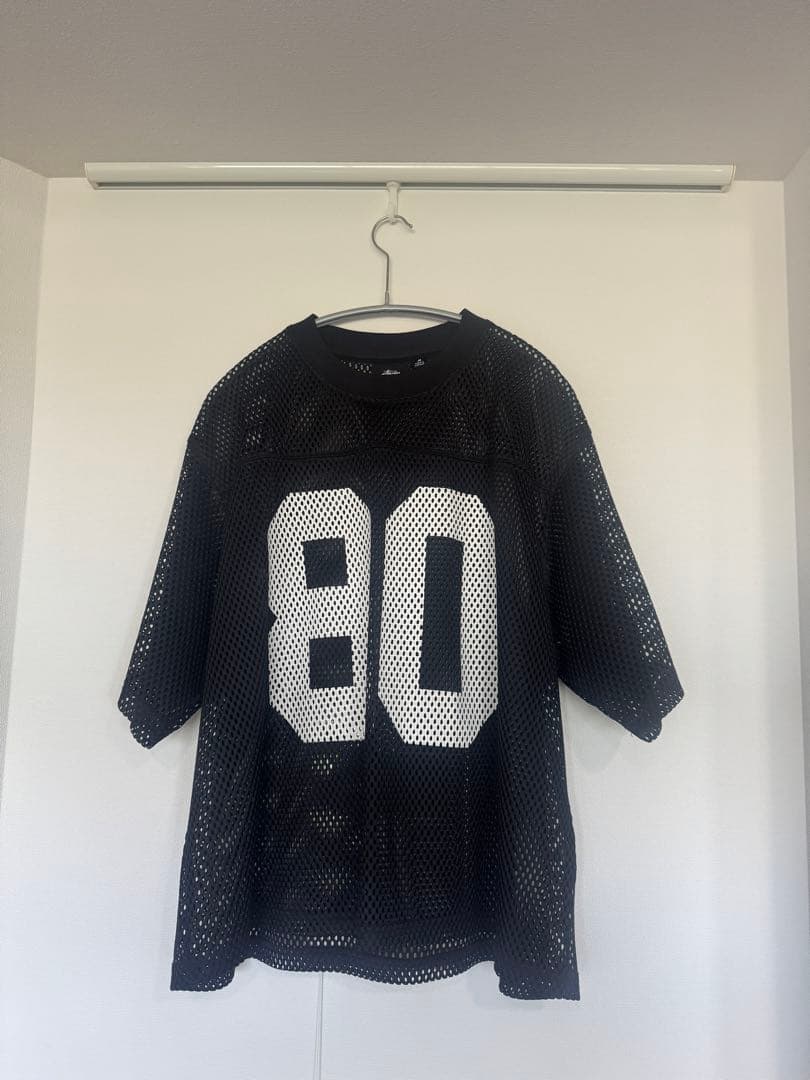 STUSSY TEAM JERSEY 80 ステューシー　ブラック　メッシュ