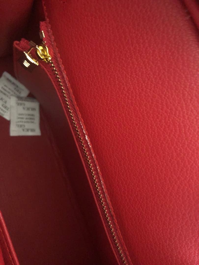 HERMES エルメス ノベルティ ハンドバッグ レッド バーキン25