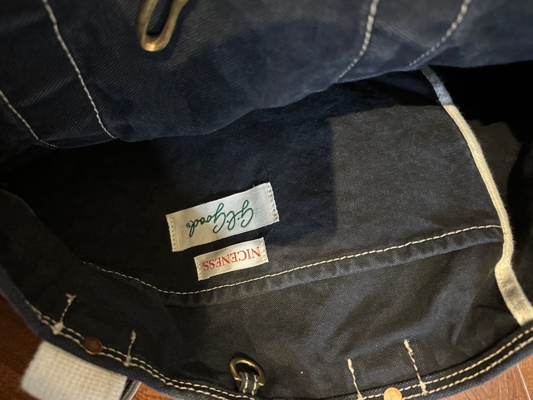 バッグ NICENESSL.LESH CANVAS SHOULDER STRAP BAG