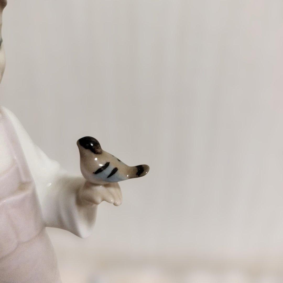 リヤドロ　小鳥と話す少女　No.5217