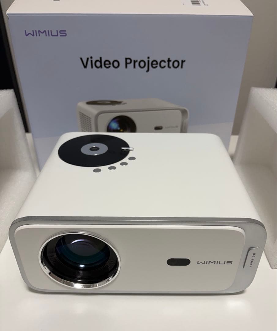 WiMiUS ホワイト プロジェクター 本体