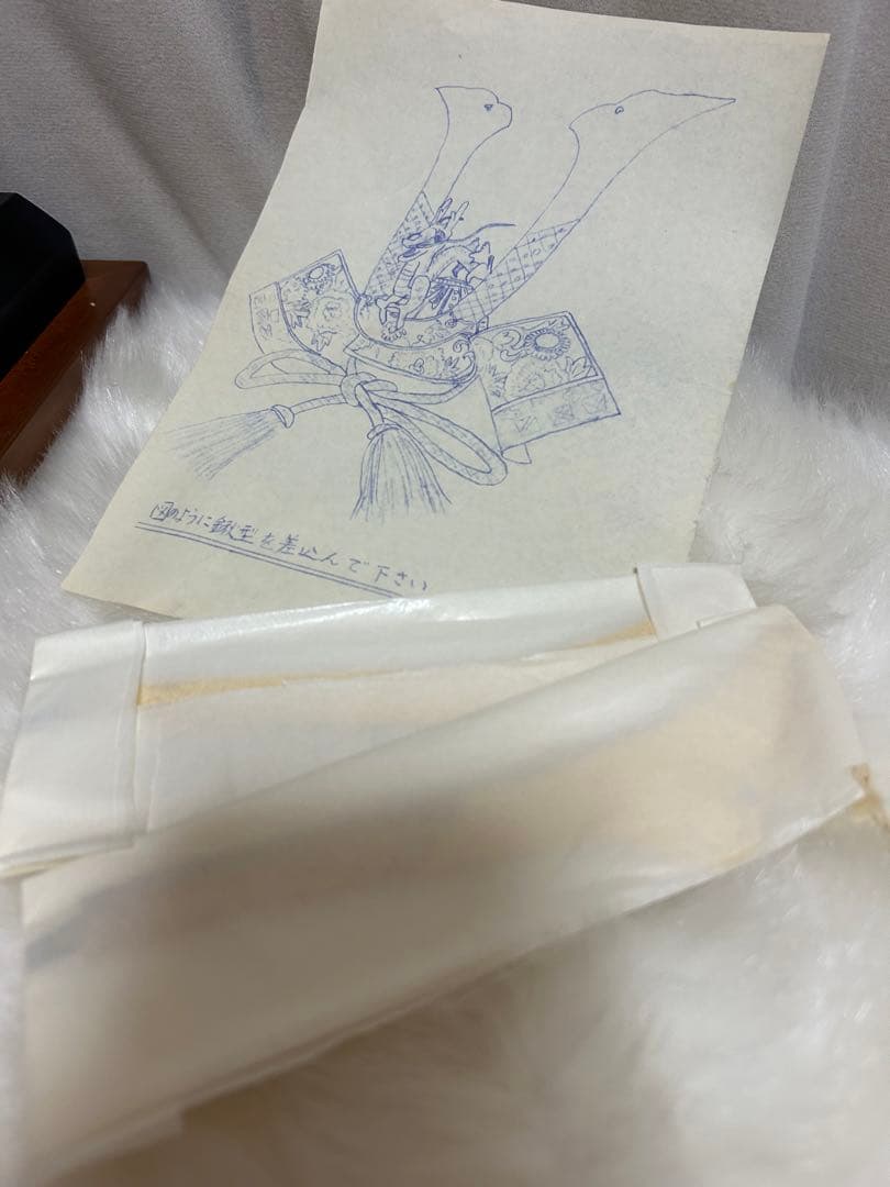 純銀 兜 (剣付) 銀細工 関工芸 武比古 ケース飾り 兜飾り 兜　龍　辰