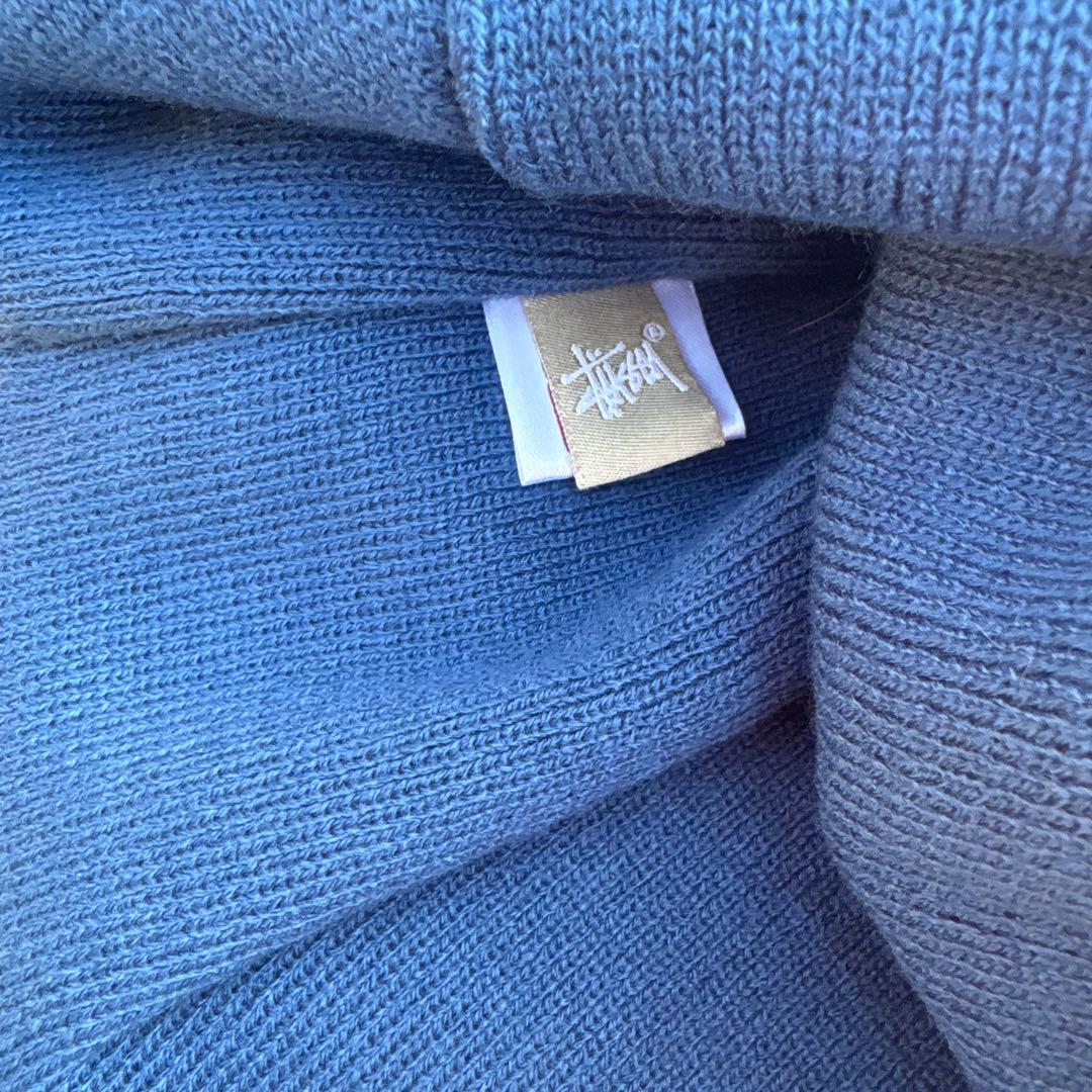 【美品】old stussy 90s 耳付き ニット帽　スノーボード