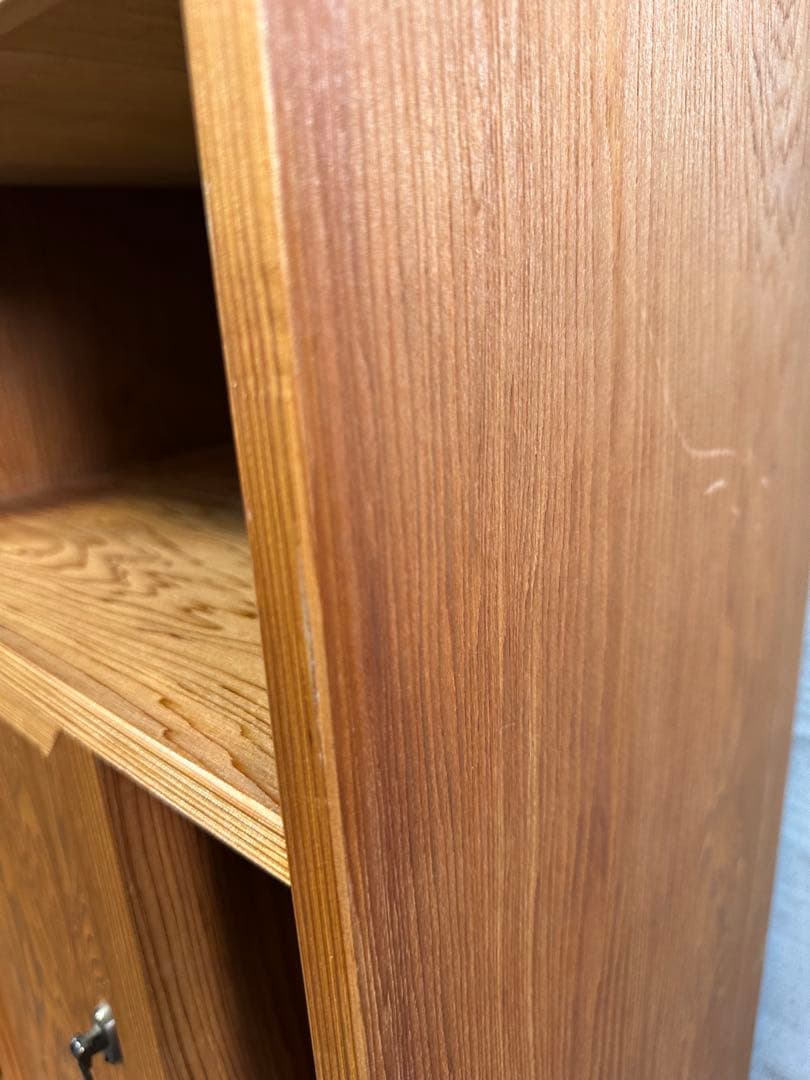 希少！和モダン！屋久杉天然木　電話台・ファックス台　花台