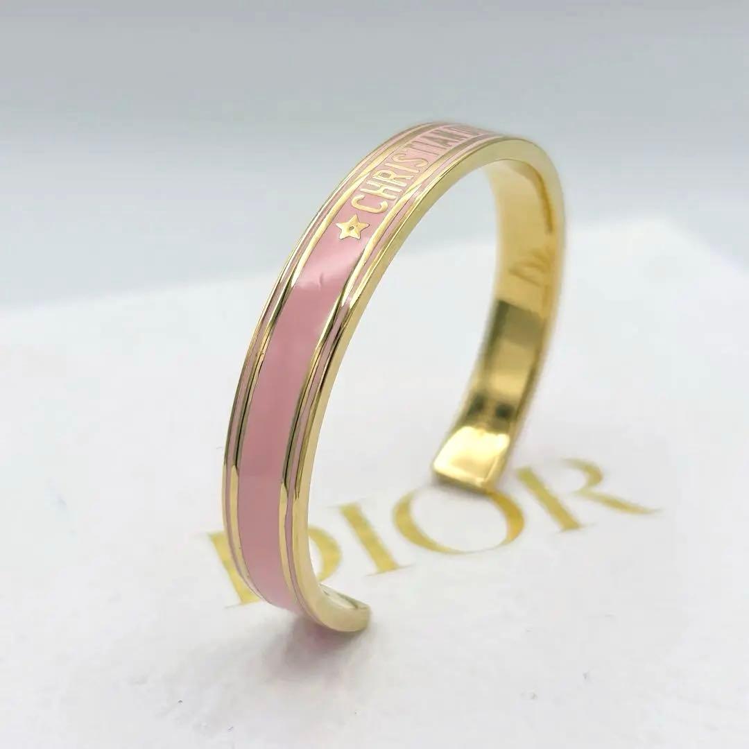 ✨現行・超美品✨DIOR CODE バングル ラッカー ゴールド ブレスレット