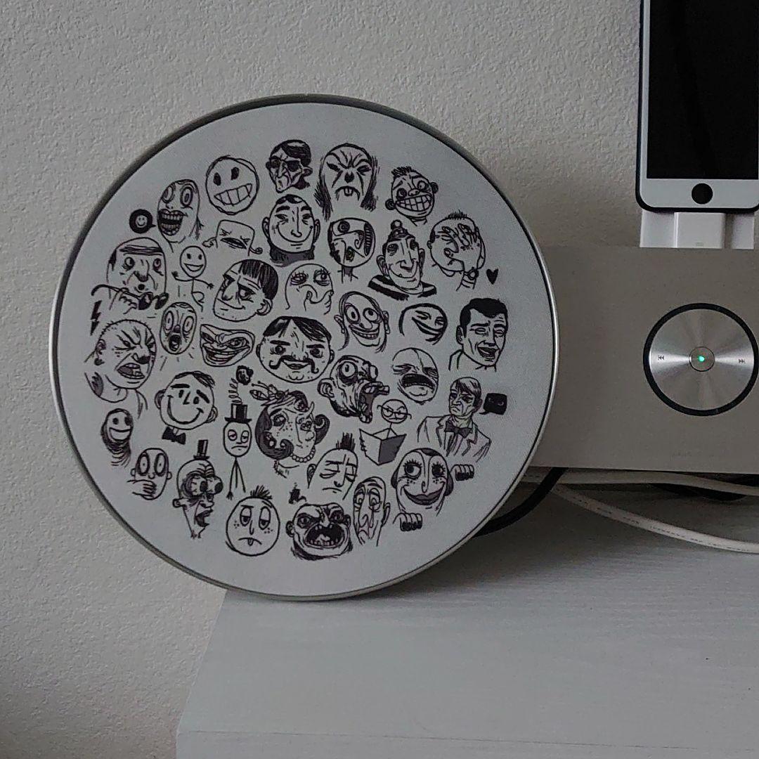 bang&olufsen BeoPlay A8スピーカーカバー 白イラスト未使用