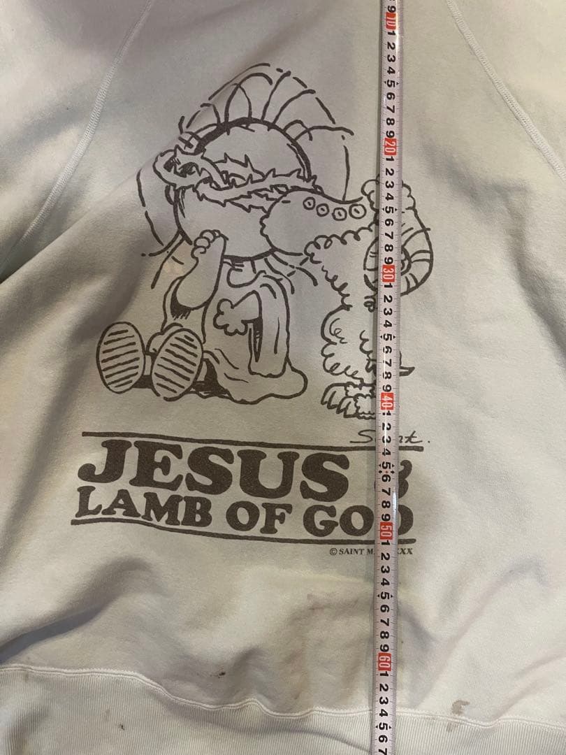 SAINT MXXXXX JESUS & LAMB OF GOD スウェット