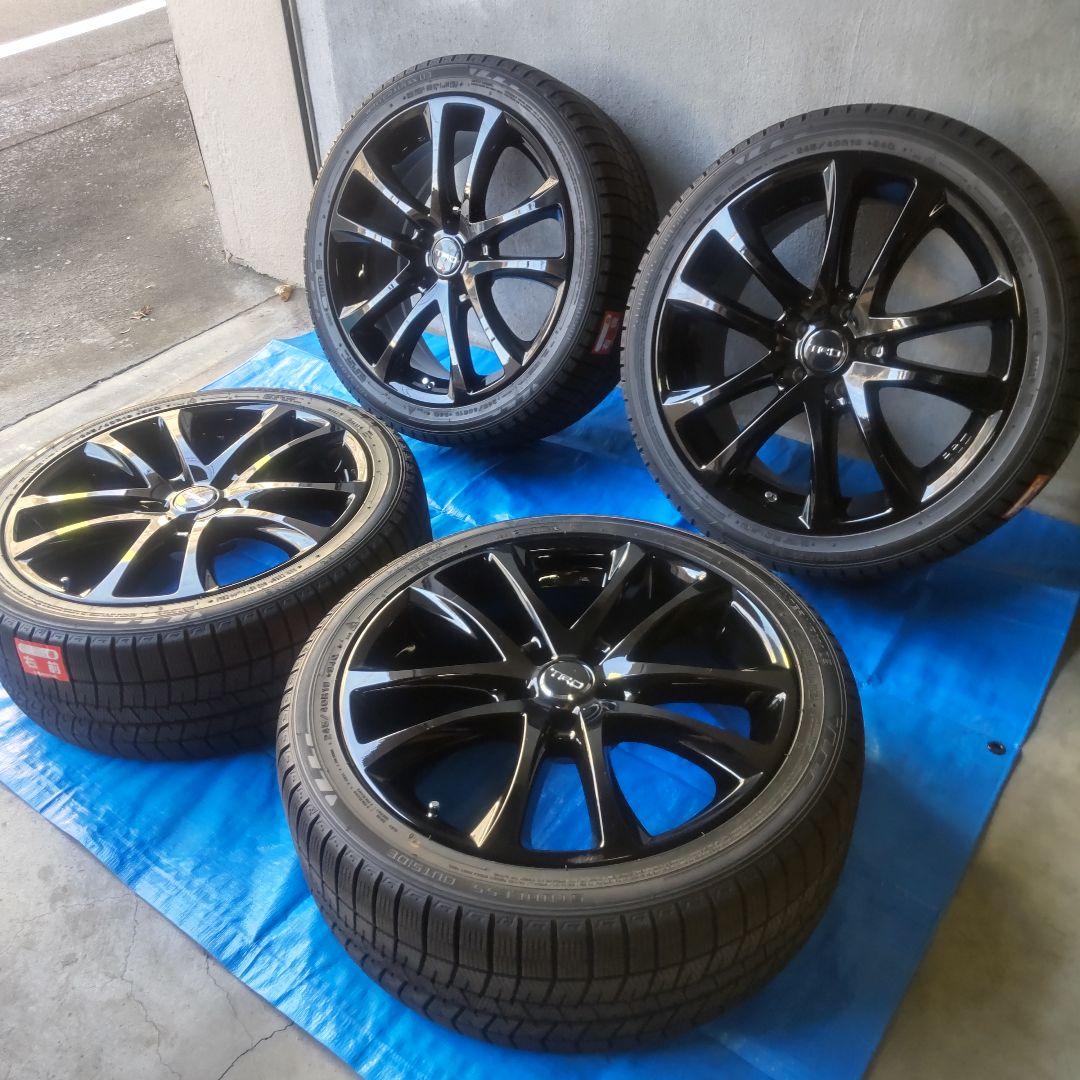 30 アルファード TRDアルミホイール DUNLOPスタッドレス 4本セット