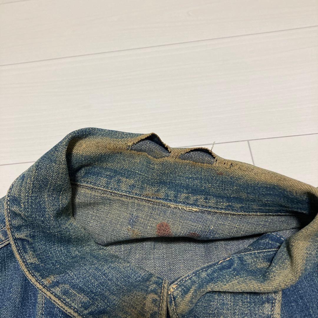 40s 50s カバーオール　月桂ドーナツボタン