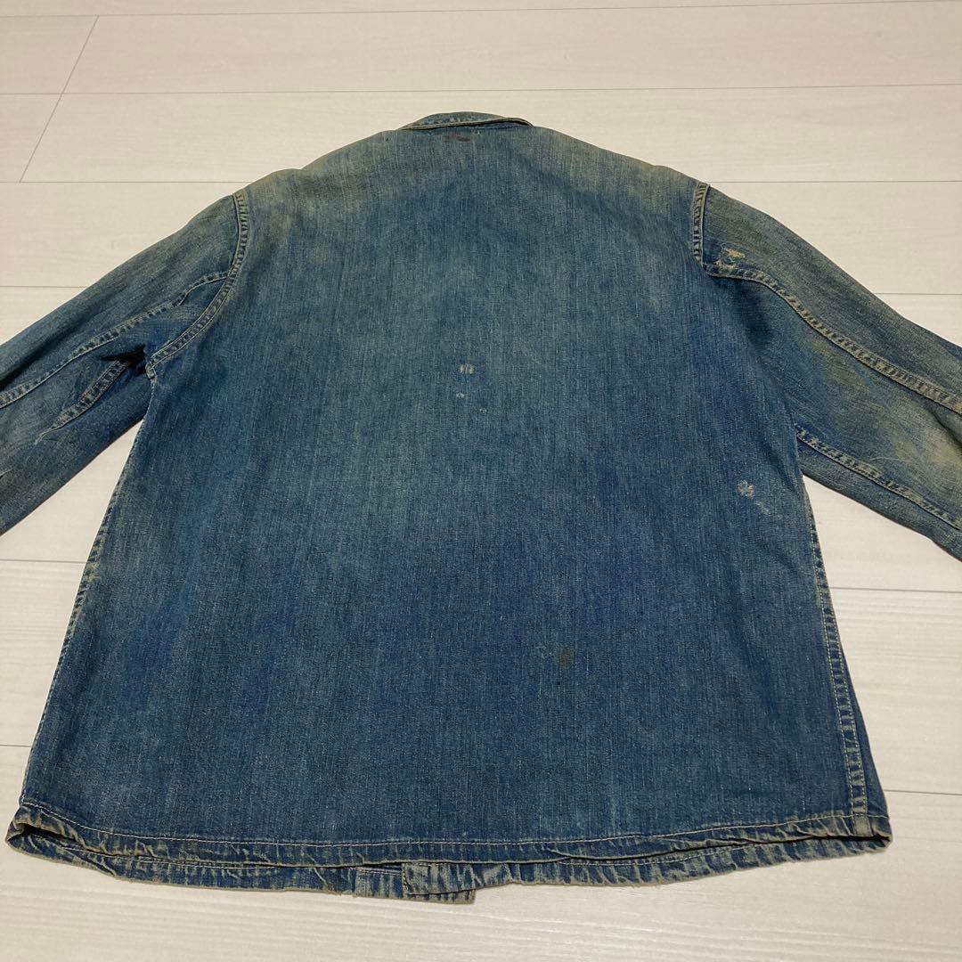 40s 50s カバーオール　月桂ドーナツボタン