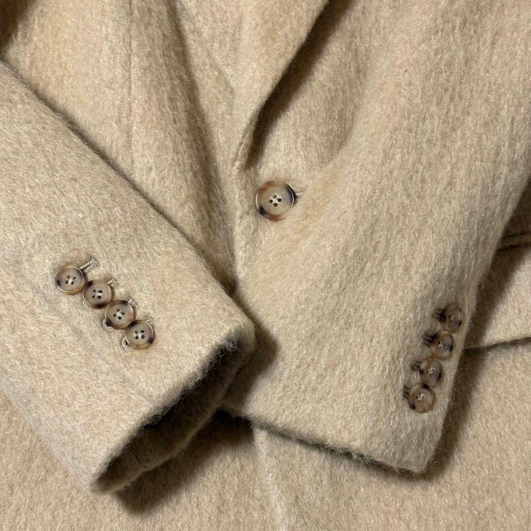 【美品】スピック&スパン 25AW モヘヤブレンドシャギージャケット ベージュ