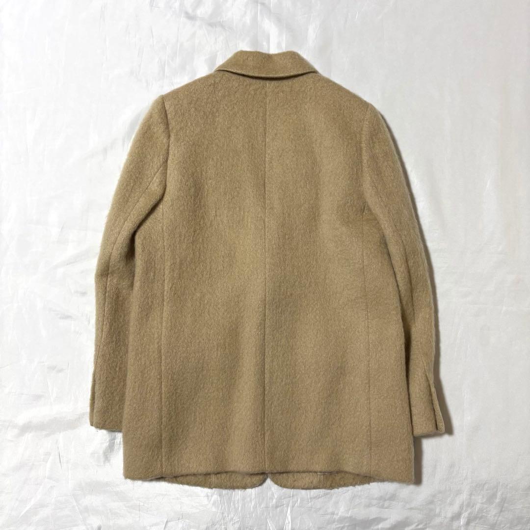 【美品】スピック&スパン 25AW モヘヤブレンドシャギージャケット ベージュ