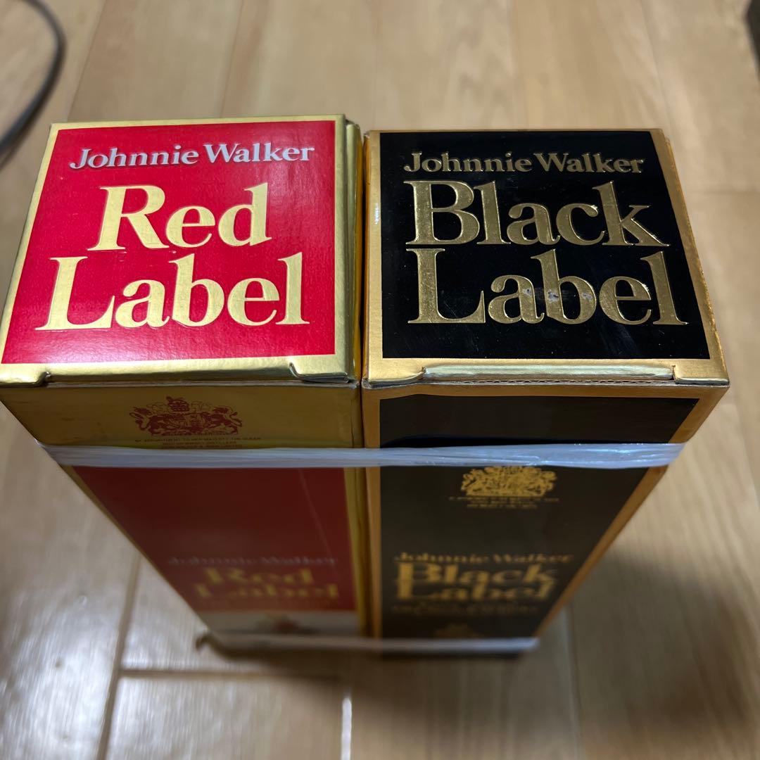 Johnnie Walker ブラックラベル＆レッドラベル セット　未開封品