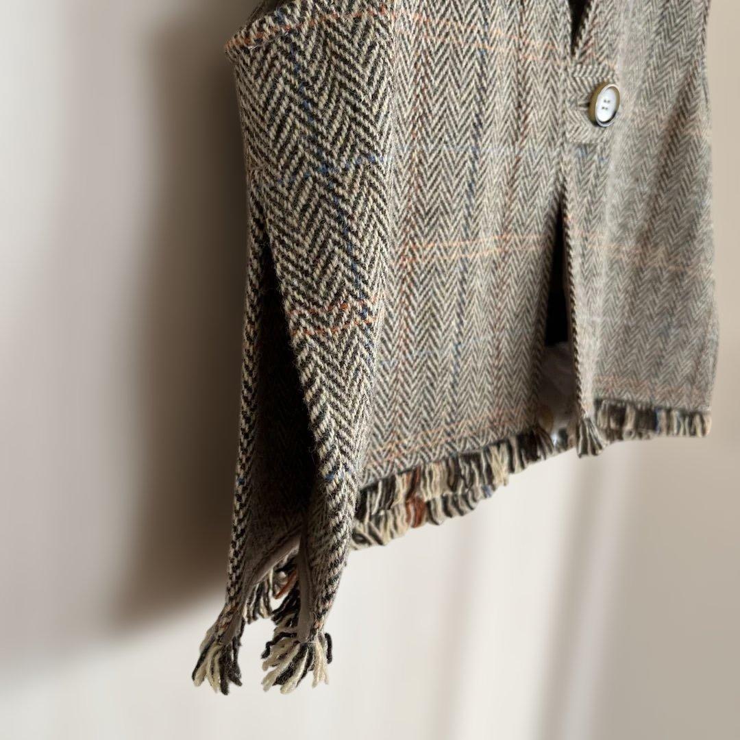 【北欧暮らしの道具店】ヘリンボーン柄ウールベスト