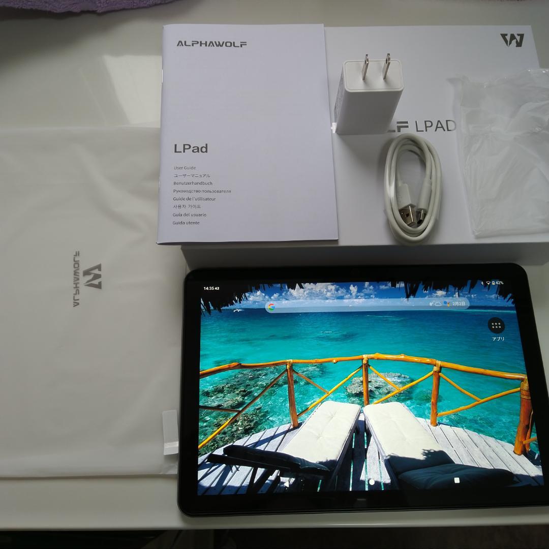 【＊ほぼ新品★】10.1インチFullHD　最新OS＊Android 15☆