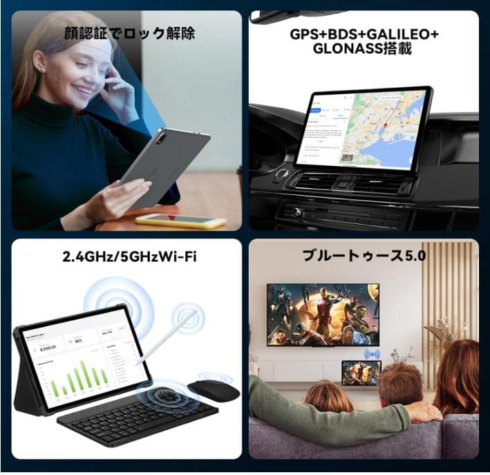 【＊ほぼ新品★】10.1インチFullHD　最新OS＊Android 15☆