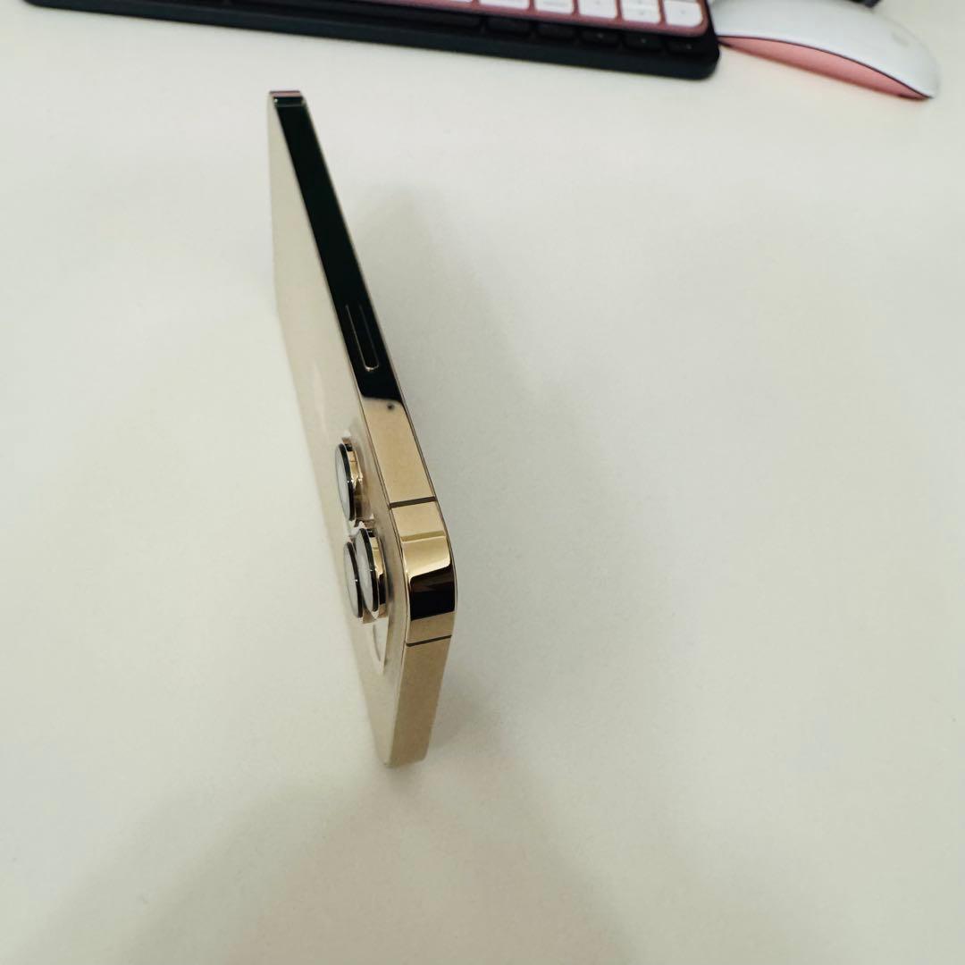 【美品】SIMフリー iPhone13 Pro 128GBゴールド 90%