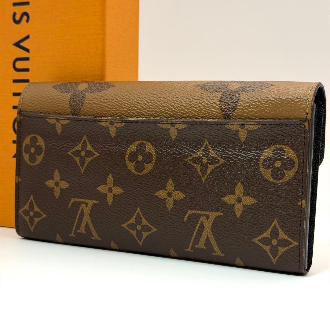 ルイヴィトン モノグラムリバース ポルトフォイユサラ IC搭載 長財布