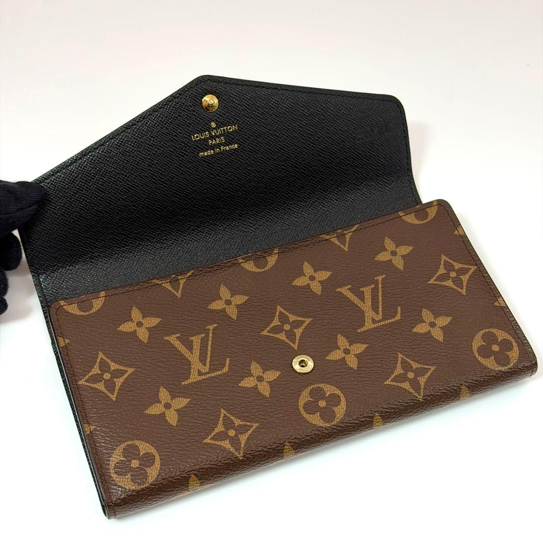 ルイヴィトン モノグラムリバース ポルトフォイユサラ IC搭載 長財布
