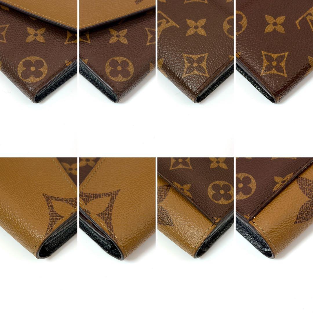 ルイヴィトン モノグラムリバース ポルトフォイユサラ IC搭載 長財布