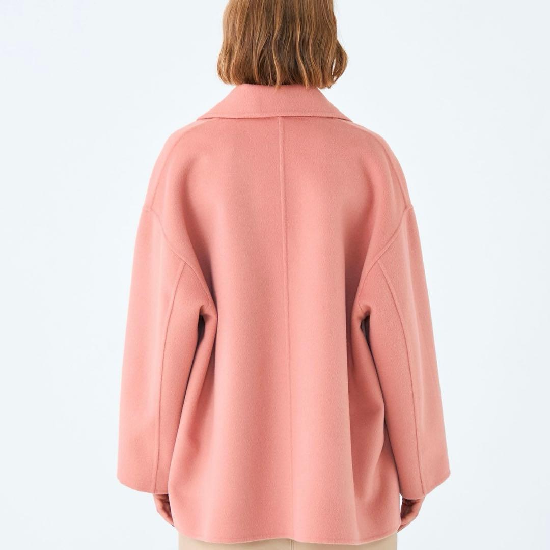 【Ballsey】プレミアムウールリバー オープンカラーショートコート