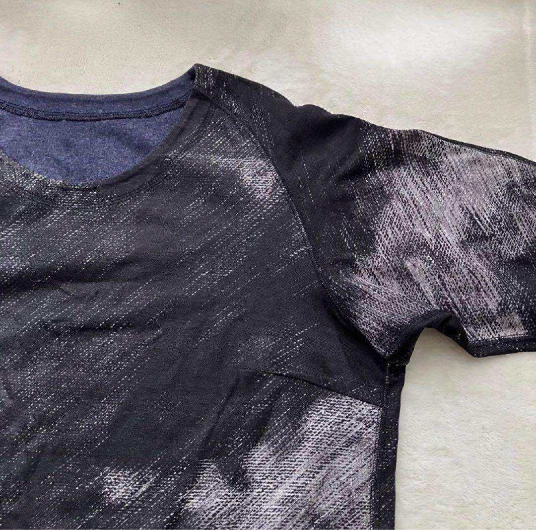 HaaT ハート イッセイミヤケ 総柄アート柄 ワンピース チュニック ゆったり