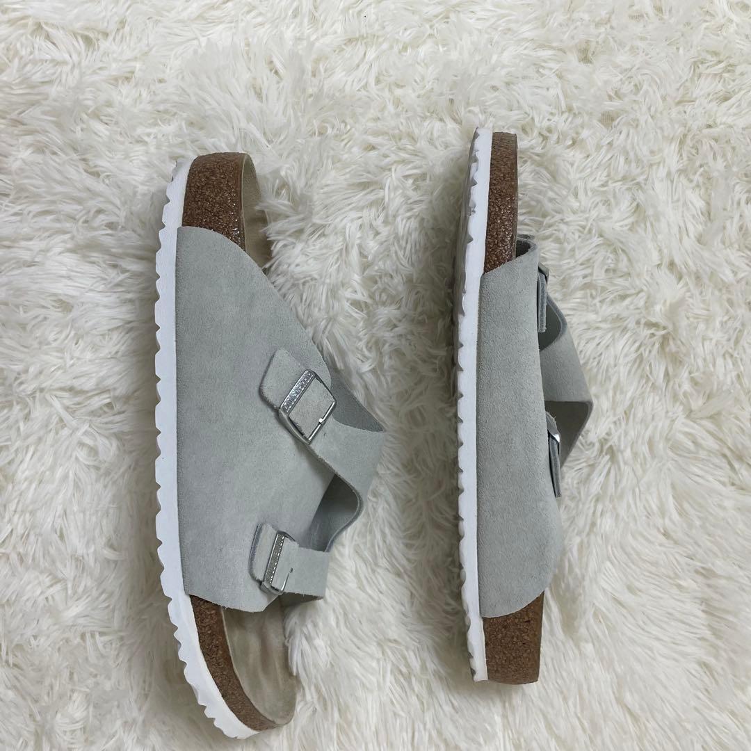 【美品】ビルケンシュトック チューリッヒ ライトグレー ZURICH 43