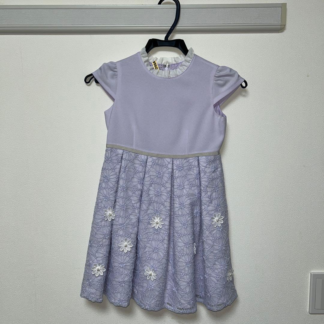 （卒園式、入学式）フォーマルドレスセット　120cm、靴19cm