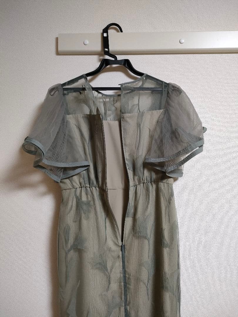 【まるこ様】 Circurar sleeve flower dress