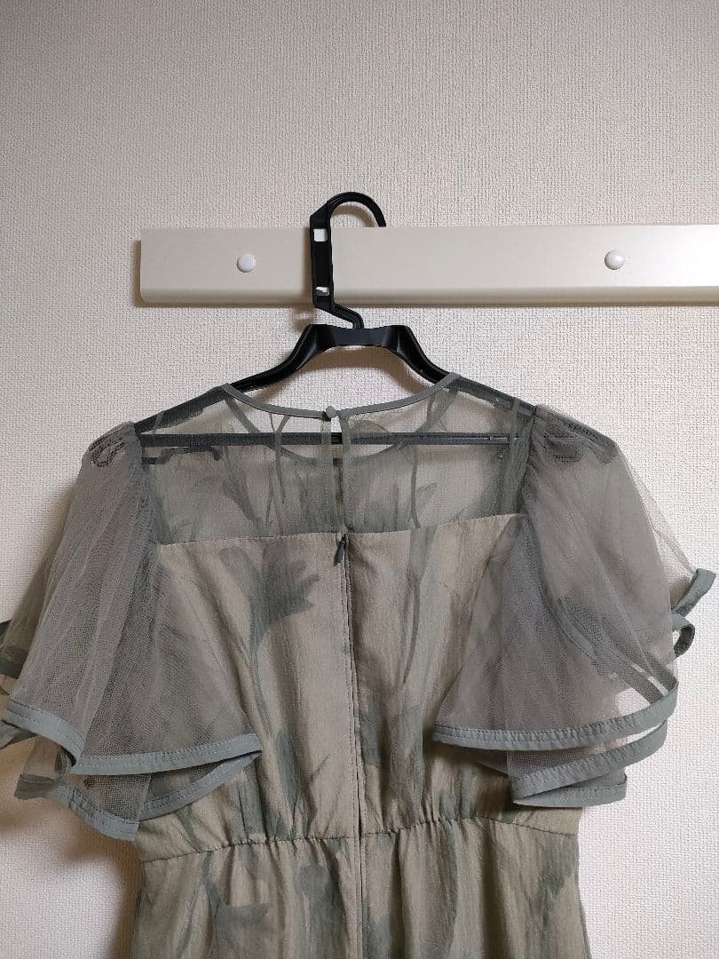 【まるこ様】 Circurar sleeve flower dress