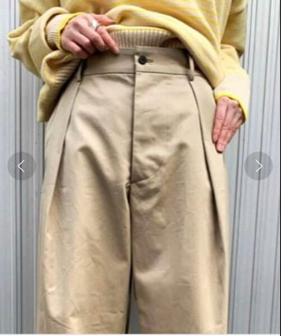 journalstandardluxeエスIN TUCK BAGGY PANTS