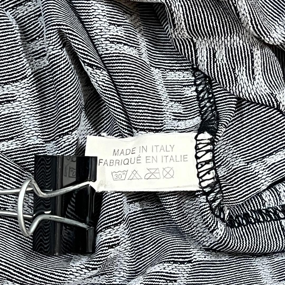 FENDI ズッカ柄 総柄 ノースリーブ トップス 44 M相当 グレー