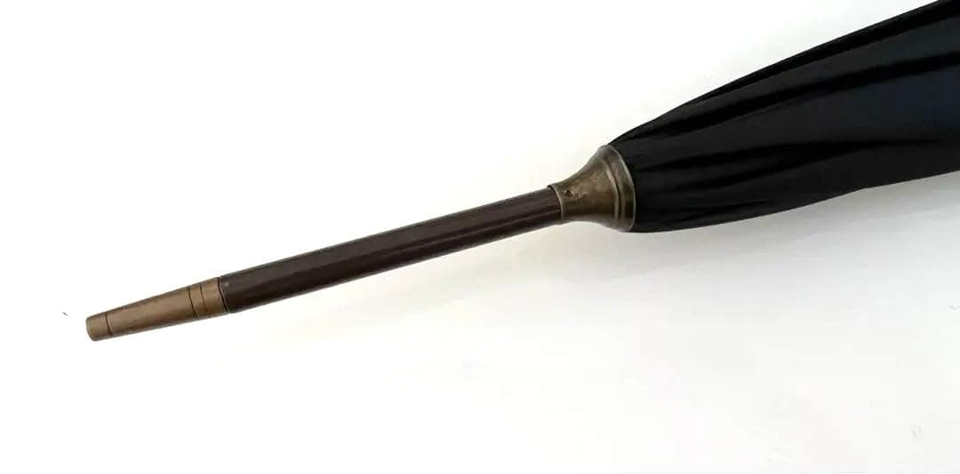 新品フォックスアンブレラ　WL1細革巻ホワイトハンドルダブルフェイス婦人長傘