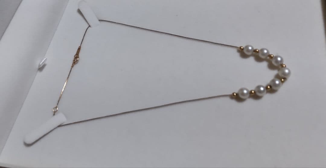 18金 ベビーパールネックレス